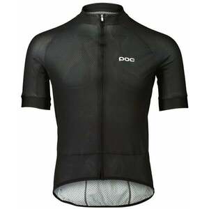 POC Essential Road Logo Tricou Uranium Black/Hydrogen White M imagine