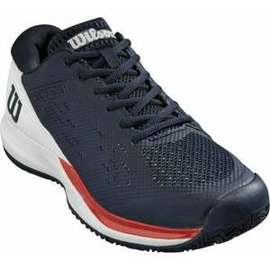 Wilson Rush Pro Ace Mens Tennis Shoe Navy Blaze/White/Red 45 1/3 Pantofi de tenis pentru bărbați imagine