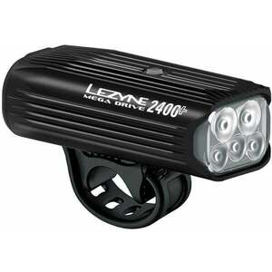 Lezyne Mega Drive 2400+ Front Loaded Kit 2400 lm Black Lumini bicicletă imagine