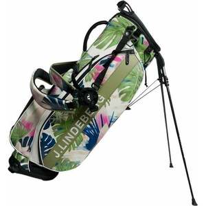 J.Lindeberg Play Print Sac de golf cu stativ Calypso Oil Green imagine