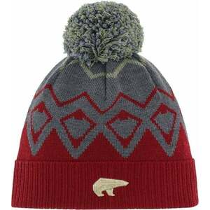 Eisbär Ziggy OS Pompon Beanie Burgundy/Anthracite/Misty Forest UNI Căciulă imagine