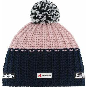 Eisbär Refocus Pompon SKA Beanie Midnight Blue/Pink Clay UNI Căciulă imagine