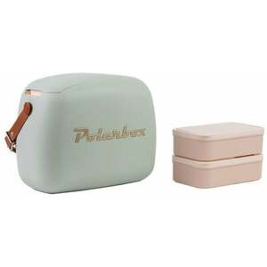 Polarbox Urban Retro Cooler Bag Matcha Gold 6 L imagine