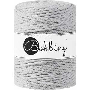 Bobbiny 3PLY Macrame Rope 5 mm 100 m Gri deschis Șnur imagine