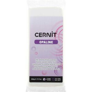 Cernit Polymer Clay Opaline Pastă polimerică White 500 g imagine