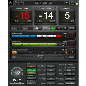 Waves WLM Plus Loudness Meter (Produs digital) imagine