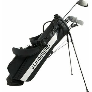 J.Lindeberg Sunday Stand Golf Bag Sac de golf cu stativ White imagine