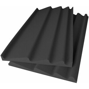 Mega Acoustic WAVE Panel AB 120x60 Dark Gray Panou absorbant din spumă imagine