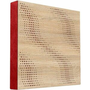 Mega Acoustic FiberPRO60 SineWave Sonoma Oak/Red Panou absorbant din lemn imagine