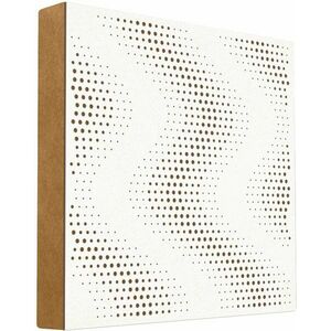 Mega Acoustic FiberPRO60 Sinus White/Light Brown Panou absorbant din lemn imagine