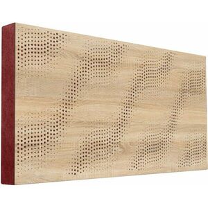 Mega Acoustic FiberPRO120 SineWave Sonoma Oak/Dark Red Panou absorbant din lemn imagine