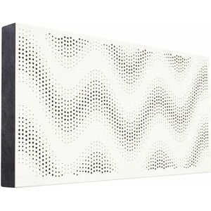 Mega Acoustic FiberPRO120 Sinus White/Black Panou absorbant din lemn imagine