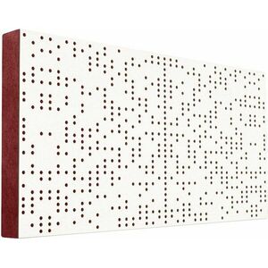 Mega Acoustic FiberPRO120 Binary Diffuser White/Dark Red Panou absorbant din lemn imagine