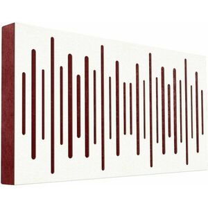 Mega Acoustic FiberPRO120 Spectrum White/Dark Red Panou absorbant din lemn imagine