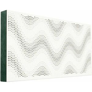 Mega Acoustic FiberPRO120 Sinus White/Green Panou absorbant din lemn imagine