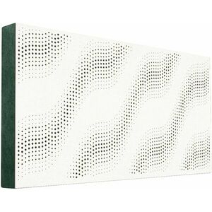 Mega Acoustic FiberPRO120 SineWave White/Green Panou absorbant din lemn imagine