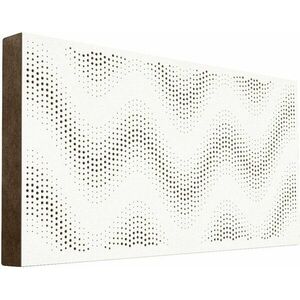 Mega Acoustic FiberPRO120 Sinus White/Brown Panou absorbant din lemn imagine