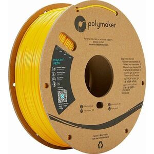 Polymaker PolyLite PETG Filament 1, 75 mm 1 kg Yellow imagine