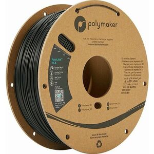 Polymaker PolyLite PLA Filament 1, 75 mm 1 kg Black imagine