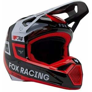 FOX V1 Race Spec Fluorescent Red M Casca imagine