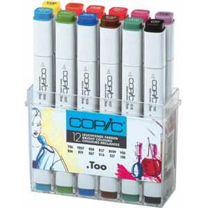 Copic Classic Refill cerneală Bright Colours 12 buc imagine