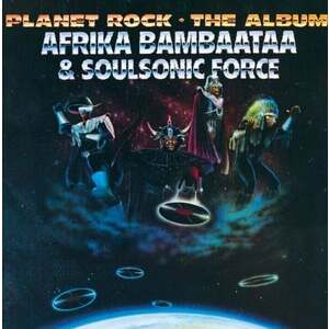 Afrika Bambaataa - Planet Rock - The Album (Clear Blue Purple & Gold Splatter Coloured) (Limited Edition) (LP) imagine