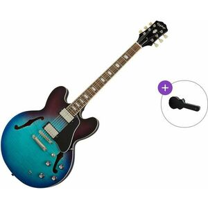 Epiphone ES-335 Figured SET Blueberry Burst Chitară semi-acustică imagine