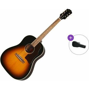 Epiphone Masterbilt J-45 SET Aged Vintage Sunburst Chitară electro-acustică Dreadnought imagine