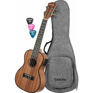 Cascha HH2035EL Mahogany LH Set Ukulele concert imagine