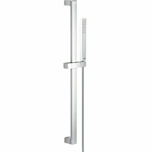 Set dus Grohe Euphoria Cube+, para dus metal, bara 600 mm, furtun dus metalic Rotaflex Longlife, 1750 mm, crom, 27891000 imagine