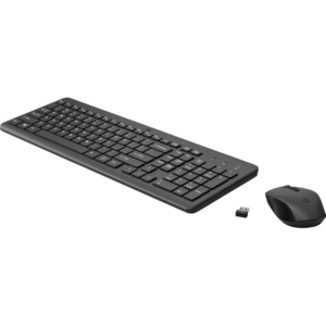 Kit tastatura + mouse wireless HP 330, Negru imagine