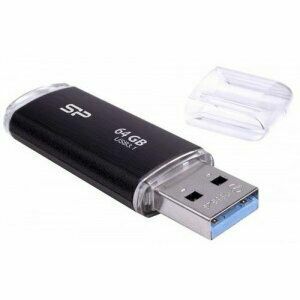 Memorie USB Power Blaze B02, Silicon Power, 64GB, USB 3.1 Gen 1, Negru imagine