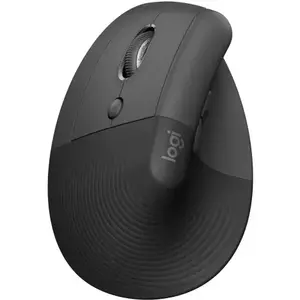 Mouse Logitech Lift Left Vertical Ergonomic, Graphite / Black imagine