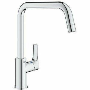 Baterie bucatarie monocomanda, L-Spout, crom lucios, Grohe Eurosmart imagine