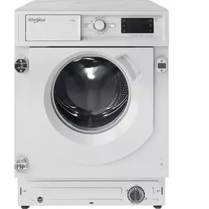 Masina de spalat rufe cu uscator incorporabila Whirlpool BI WDWG 751482 EU, 7 kg spalare/ 5 kg uscare, 1400 RPM, Clasa E, 6th Sense, Alb imagine