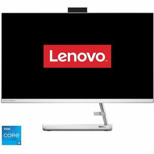 Sistem All-in-One Lenovo IdeaCentre AIO 3 27IAP7 cu procesor Intel® Core™ i5-12450H, pana la 4.40 GHz, 27, Full HD, IPS, 8GB DDR4, 512GB SSD M.2 2280 PCIe® 4.0x4 NVMe®, Intel® UHD Graphics, No OS, White imagine