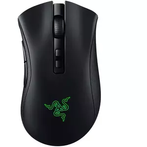 Mouse gaming wireless Razer DeathAdder V2 Pro, switchuri optice, 2.4GHz HyperSpeed & Bluetooth, iluminare Chroma RGB, Negru imagine