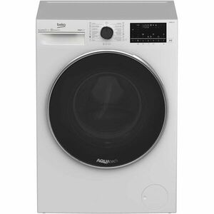 Masina de spalat rufe Beko B5WFU79418WB, 9 kg, 1400 rpm, Clasa A, SteamCure, Recycled Tub, ProSmart Inverter Motor, Homewhiz through Bluetooth, AddXtra, Alb imagine