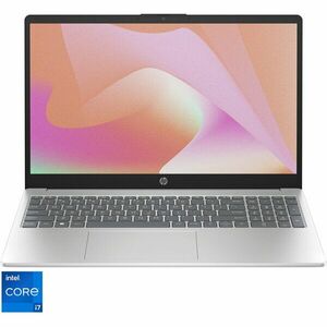 Laptop 15-fd0015nq cu procesor Intel® Core™ i7-1355U pana la 5.0 GHz, 15.6, Full HD, 16GB DDR4, 1TB SSD, Intel® Iris® Xe Graphics, Free DOS, Natural Silver imagine