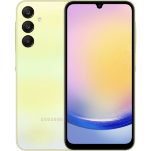 Telefon mobil Galaxy A25, Dual SIM, 6GB RAM, 128GB, 5G, Yellow imagine