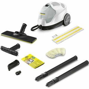 Aparat de curatat cu abur Karcher SC 4 EasyFix, 1.512-630.0, 2000W, 3.5 Bar, 0.5/0.8L, incalzire 4 min, Alb/Negru imagine