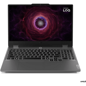 Laptop Lenovo Gaming 15.6'' LOQ 15ARP9, FHD IPS 144Hz G-Sync, Procesor AMD Ryzen™ 5 7235HS (8M Cache, up to 4.20 GHz), 16GB DDR5, 1TB SSD, GeForce RTX 3050 6GB, No OS, Luna Grey imagine