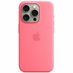 Husa de protectie Apple Silicone Case with MagSafe pentru iPhone 15 Pro, Pink imagine