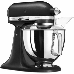 Mixer cu bol KitchenAid Artisan 5KSM175PSEBK, 300W, 4.8L, Cast Iron Black imagine