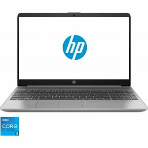 Laptop HP 15.6 250 G9, FHD, Procesor Intel® Core™ i5-1235U (12M Cache, up to 4.40 GHz, with IPU), 16GB DDR4, 512GB SSD, Intel Iris Xe, Free DOS, Asteroid Silver imagine