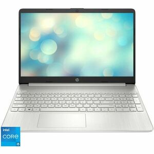 Laptop HP 15.6'' 15s-fq5026nq, FHD, Procesor Intel® Core™ i5-1235U (12M Cache, up to 4.40 GHz, with IPU), 16GB DDR4, 512GB SSD, Intel Iris Xe, Free DOS, Silver imagine