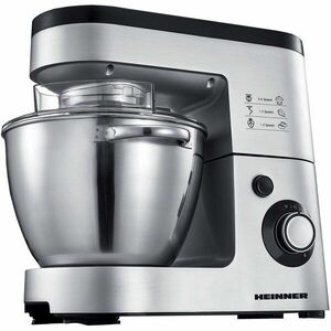 Mixer planetar Heinner HPM-1500XMC-V2, 1500W, 6 viteze, Bol 5.5l, Inox imagine