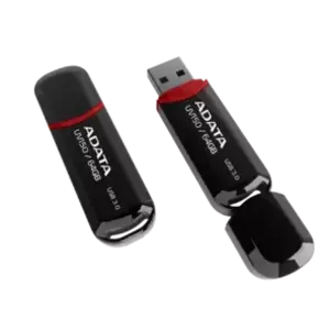 Flash USB A-Data 64GB DashDrive Value UV150 3.2 (black) imagine