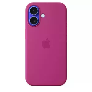 Husa de protectie Apple cu MagSafe pentru iPhone 16 Silicon Fuchsia (Seasonal) imagine