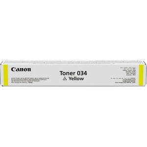 Toner Canon 034Y, acoperire aprox. 7300 pagini (Galben) imagine